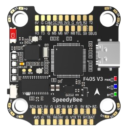 Flight controller illustrating drone electronics